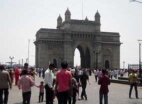 Gateway to India about noon