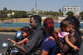 Holi revelers