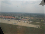 Anflug auf Vientiane