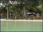 Unsere Anlage vom Meer aus