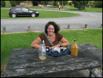 Picknick auf dem Weg nach Koromandel