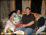Abends in der Crab Farm Winery