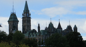 Parliament from our Front Window