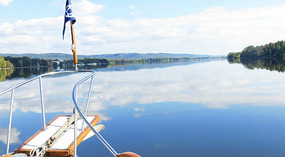 Heading Downriver on a Perfect Morning