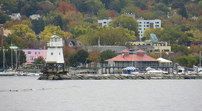 Approaching Burlington Harbor