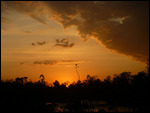 Sunset on arrival
