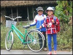 Schoolgirls stopped to talk to me :)