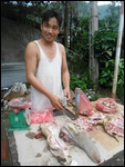 Butcher on roadside