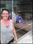Beside the main rigging