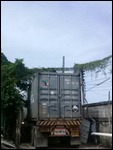 Container Arriving at the Shipyard