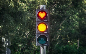 Hearts instead of red lights