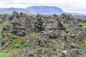 Lava formations at Dimmuborgir 