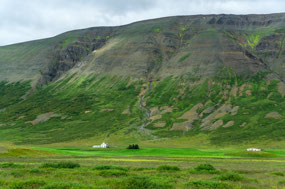 Valley carved by glacier