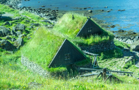 The fishing huts at Ósvör