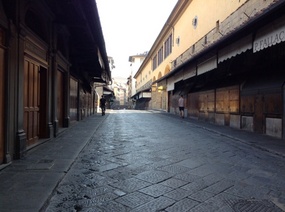 Ponte Vecchio at 8am