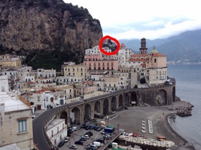 Our apartment in Atrani