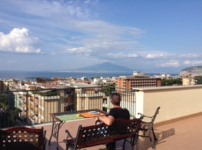 View from our balcony