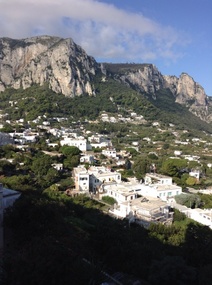 Looking down at Capri