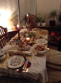 Christmas dinner at Maureen's