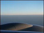 Sunrise as we fly towards Japan!