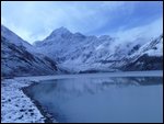 Hooker glacial lake & Mount Cook!