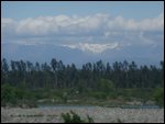 The snow capped Andes appearing!