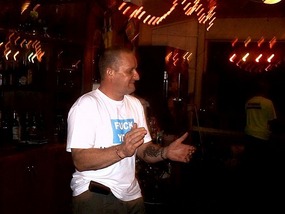 4am in some random british escapee's bar!