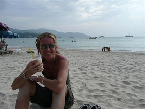 Chilling on the white sands.. just perfect!