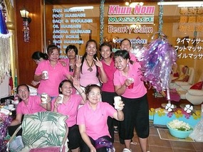 Crazy masseur girls, New Years Eve!