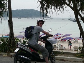Exploring by motorbike, how do u start it?!