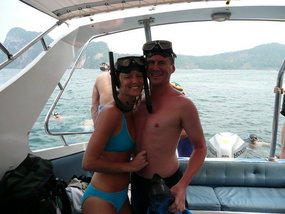 Snorkelling on the reef!