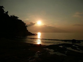Sun going down...