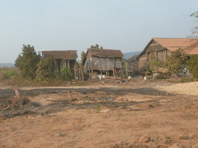 Typical Rural Shacks, Cambodia