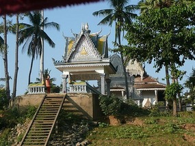 Beautiful river temples