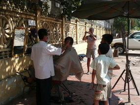 Local Attraction - Ads side of the road hair cut!