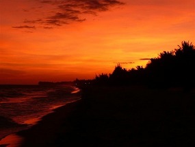 Our view on the way home, wow!