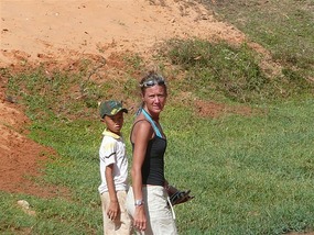 Our (very young) guide!