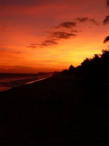 Sunset on Mui Ne Beach