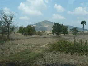 Flat landscape starting to dissapear slightly