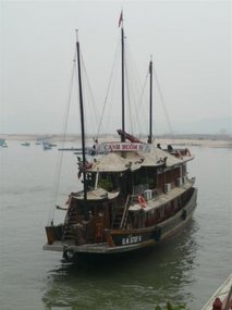 Typical Halong Bay 'Junk' Boat