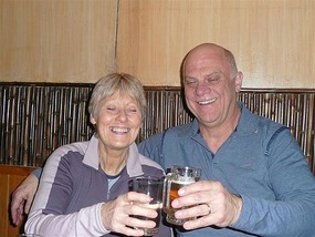 Wahoo mum and Ian arive!!