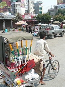 Passing through hectic nepal villages