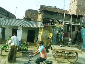 Road side shacks....