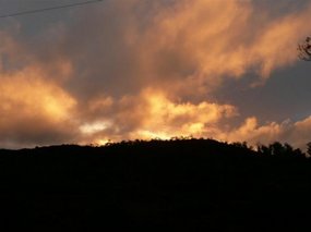 Sunset as we arrive in Cradle MT NP!