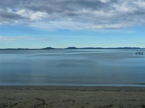 Lunch Spot at Swansea heading to Hobart