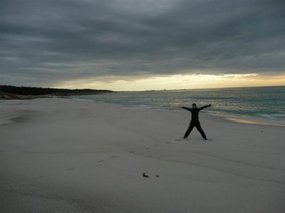 Sunrise over Swim Cart Beach-Bay of Fires!