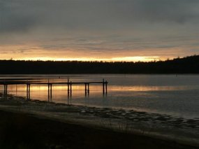 Sunrising as we head north