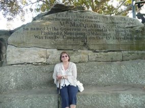 Paulines' chair, AKA Mrs Macquarie's Chair!