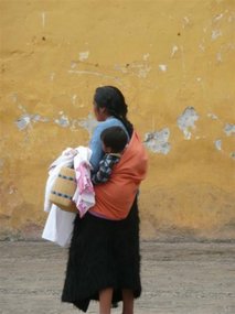 Local Lady and child