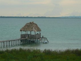 Our private jetty on the lake!